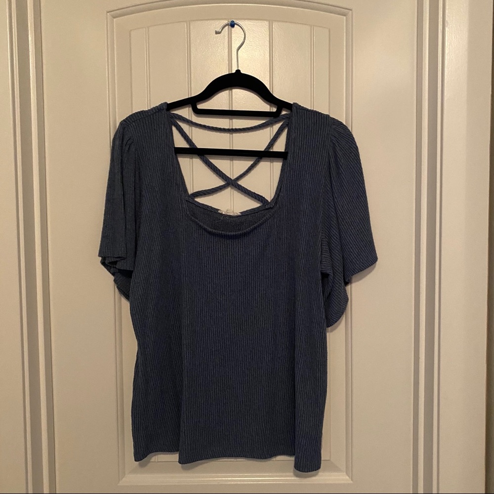 Maurices Crisscross Back Top